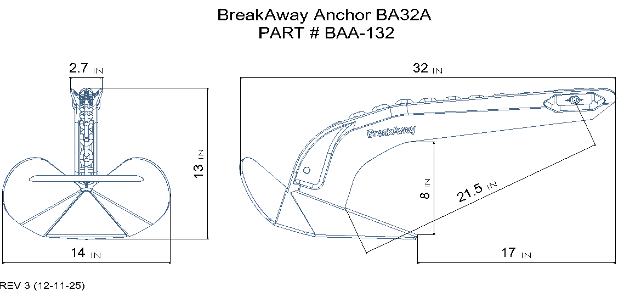 Break Away Anchor | BAA-132-00 - Image 7